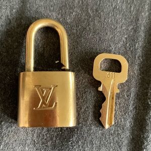 Louis Vuitton Lock/Key Charm #311